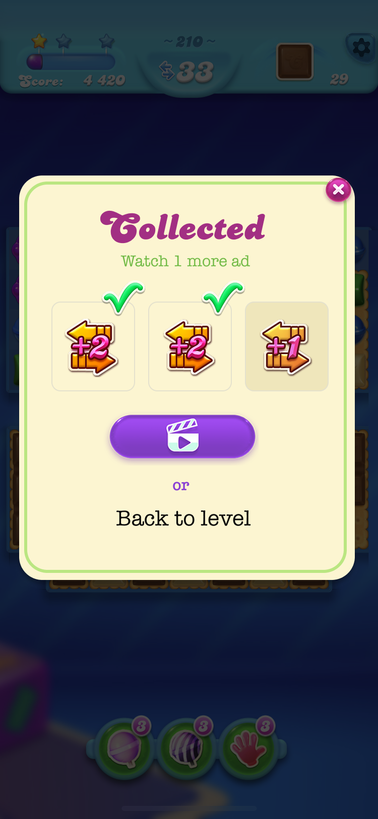 All rewards earned
