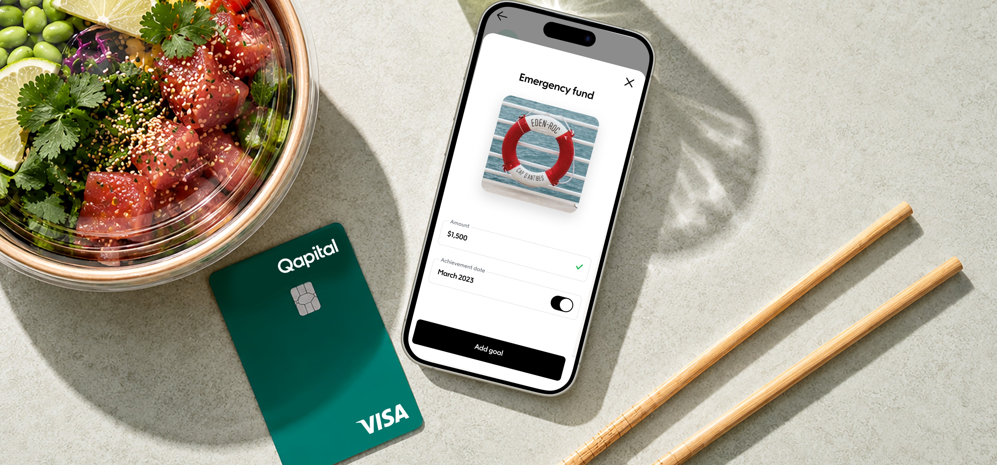 Qapital onboarding screens